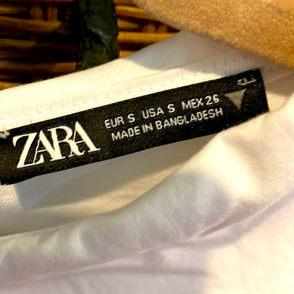 Zara White Shirt NWOT - Picture 3 of 3